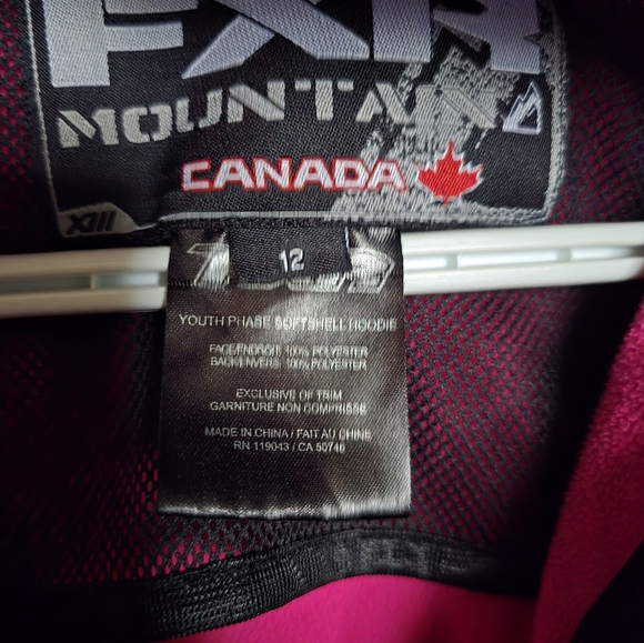 #60 Youth FXR Youth Hydrogen Softshell Jacket - Picture 2 of 4